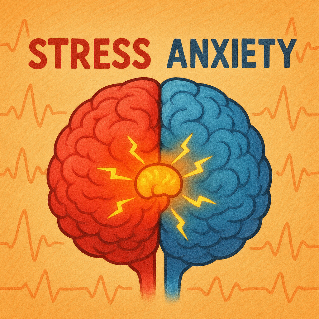 شباهت استرس و اضطراب