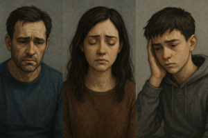 افسردگی در مردان و زنان و نوجوانان