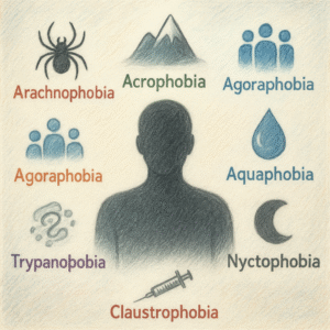 انواع فوبیاها